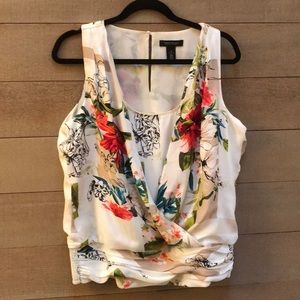 White House Black Market - Sleeveless Blouse Sz M